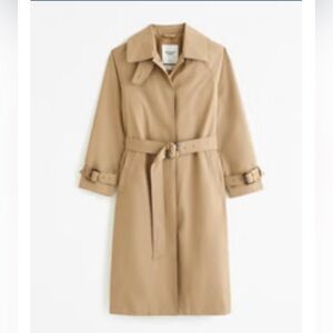 Abercrombie & Fitch Mac Coat brown trench coat